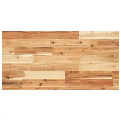 vidaXL olajbevonatú tömör akácfa fürdőszobapult 80 x 40 x 4 cm