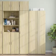   vidaXL sonoma tölgy szerelt fa vékony tárolószekrény 40x42,5x225 cm