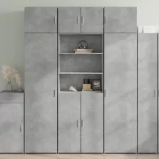   vidaXL betonszürke szerelt fa magasszekrény 70 x 42,5 x 185 cm