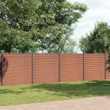 vidaXL barna WPC kerítéspanel 1045 x 186 cm
