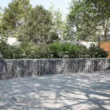   vidaXL horganyzott vas gabion kosár fedéllel 700 x 50 x 50 cm