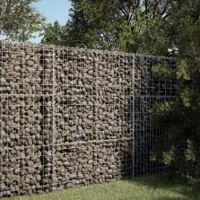   vidaXL horganyzott vas gabion kosár fedéllel 100 x 50 x 150 cm