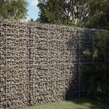   vidaXL horganyzott vas gabion kosár fedéllel 100 x 50 x 200 cm