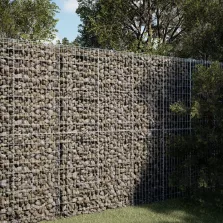   vidaXL horganyzott vas gabion kosár fedéllel 150 x 100 x 200 cm