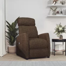 vidaXL barna szövet felállást segítő fotel
