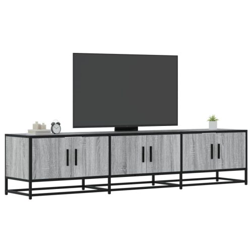 vidaXL szürke sonoma színű szerelt fa TV-szekrény 180 x 35 x 41 cm