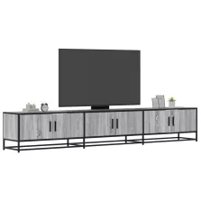   vidaXL szürke sonoma színű szerelt fa TV-szekrény 240 x 35 x 41 cm