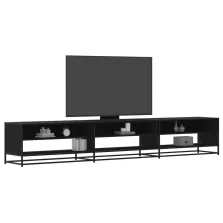 vidaXL fekete szerelt fa TV-szekrény 270 x 40 x 46 cm