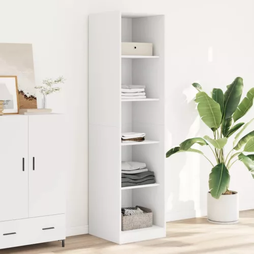 vidaXL fehér szerelt fa ruhásszekrény 50 x 50 x 200 cm