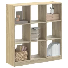   vidaXL sonoma tölgy színű szerelt fa könyvespolc 102 x 32 x 108 cm