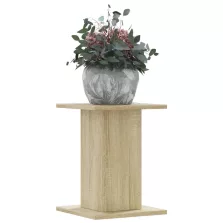  vidaXL 2 db sonoma tölgy szerelt fa növénytartó állvány 30x30x40 cm