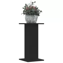   vidaXL 2 db fekete szerelt fa növénytartó állvány 30 x 30 x 60 cm