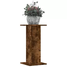   vidaXL 2 db füstös tölgy szerelt fa növénytartó állvány 30x30x60 cm