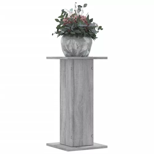vidaXL 2 db szürke sonoma szerelt fa növénytartó állvány 30x30x60 cm