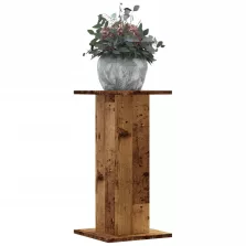   vidaXL 2 db antik fa színű szerelt fa növénytartó állvány 30x30x60 cm