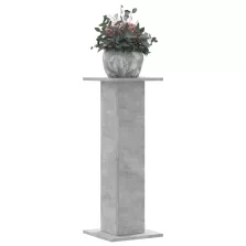   vidaXL 2 db betonszürke szerelt fa növénytartó állvány 30 x 30 x 40 cm