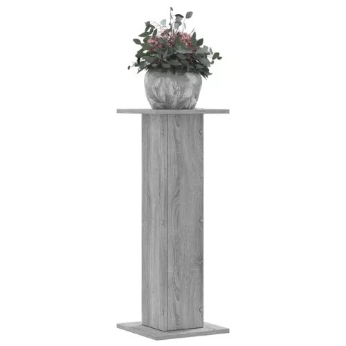 vidaXL 2 db szürke sonoma szerelt fa növénytartó állvány 30x30x80 cm