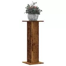   vidaXL 2 db antik fa színű szerelt fa növénytartó állvány 30x30x80 cm