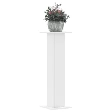   vidaXL 2 db fehér szerelt fa növénytartó állvány 30 x 30 x 95 cm