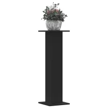   vidaXL 2 db fekete szerelt fa növénytartó állvány 30 x 30 x 95 cm