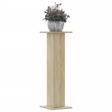   vidaXL 2 db sonoma tölgy szerelt fa növénytartó állvány 30x30x95 cm