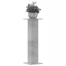   vidaXL 2 db betonszürke szerelt fa növénytartó állvány 30 x 30 x 95 cm