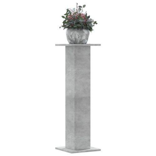 vidaXL 2 db betonszürke szerelt fa növénytartó állvány 30 x 30 x 95 cm