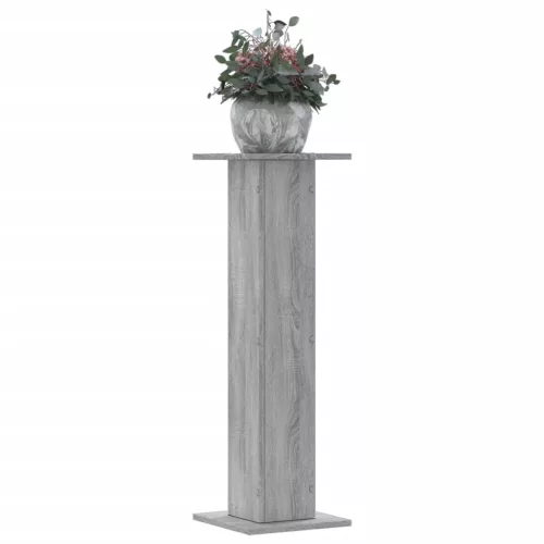 vidaXL 2 db szürke sonoma szerelt fa növénytartó állvány 30x30x95 cm