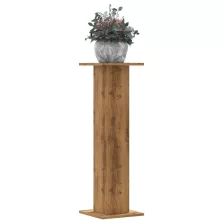   vidaXL 2 db kézműves tölgy szerelt fa növénytartó állvány 30x30x95 cm