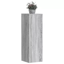   vidaXL 2 db szürke sonoma szerelt fa növénytartó állvány 33x33x100 cm