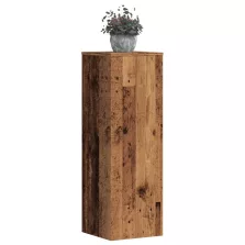   vidaXL 2 db antik fa színű szerelt fa növénytartó állvány 30x30x100 cm
