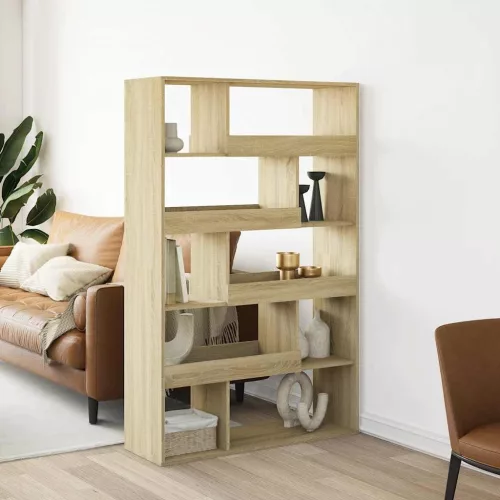 vidaXL sonoma tölgy színű szerelt fa könyvszekrény 100 x 33 x 156,5 cm