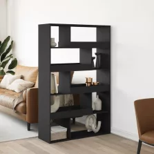   vidaXL fekete szerelt fa térelválasztó 100 x 33 x 156,5 cm