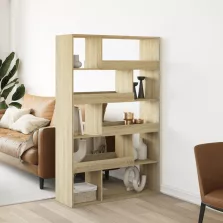   vidaXL sonoma tölgy színű szerelt fa térelválasztó 100 x 33 x 156,5 cm
