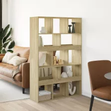   vidaXL sonoma tölgy színű szerelt fa térelválasztó 100 x 33 x 156,5 cm