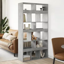  vidaXL betonszürke szerelt fa térelválasztó 100 x 33 x 187,5 cm