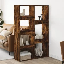   vidaXL füstös tölgy színű szerelt fa térelválasztó 100 x 33 x 155,5 cm