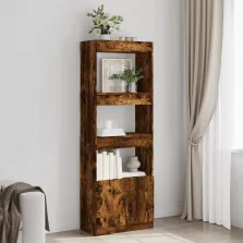   vidaXL üstös tölgy színű szerelt fa magasszekrény 63 x 33 x 180 cm