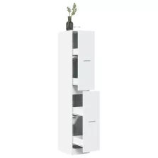   vidaXL fehér patikusszekrény 30 x 41 x 174,5 cm rétegelt fából