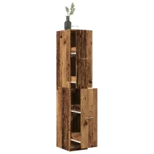   vidaXL antik fa színű szerelt fa patikaszekrény 30 x 41 x 174,5 cm