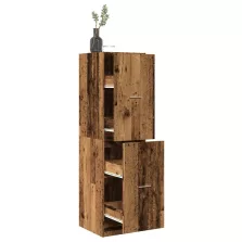   vidaXL antik fa színű szerelt fa patikaszekrény 40 x 41 x 144,5 cm