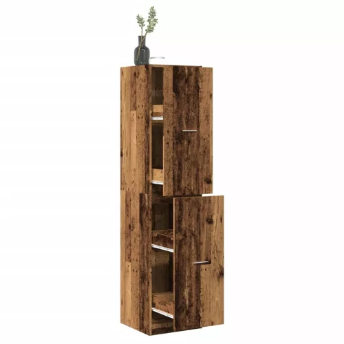 vidaXL antik fa színű szerelt fa patikaszekrény 40 x 41 x 174,5 cm