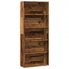   vidaXL antik fa színű szerelt fa könyvszekrény 80 x 30 x 189 cm