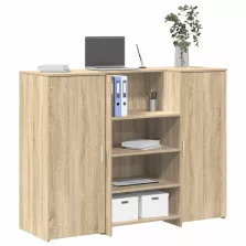   vidaXL recepciós pult sonoma tölgy 135x50x103,5 cm szerelt fa