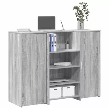   vidaXL recepciós pult szürke sonoma 135x50x103,5 cm szerelt fa