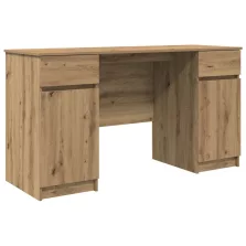 vidaXL Asztal Artisan tölgy 140x49x76 cm Mérnöki fa