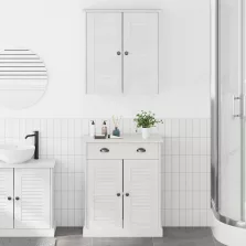   vidaXL Fürdőszoba bútor szett VIGO 2 pcs Barna 67.5 x 34 x 80 cm