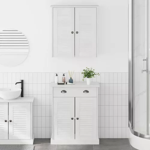 vidaXL Fürdőszoba bútor szett VIGO 2 pcs Barna 67.5 x 34 x 80 cm