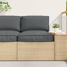 vidaXL Raklap párna készlet 2 pcs Antracit Oxford Szövet