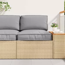 vidaXL Raklap párna készlet 2 pcs Szürke Oxford Szövet